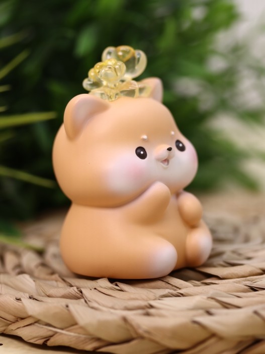 Ночник «Cute corgi» (8,5 см), пластик 