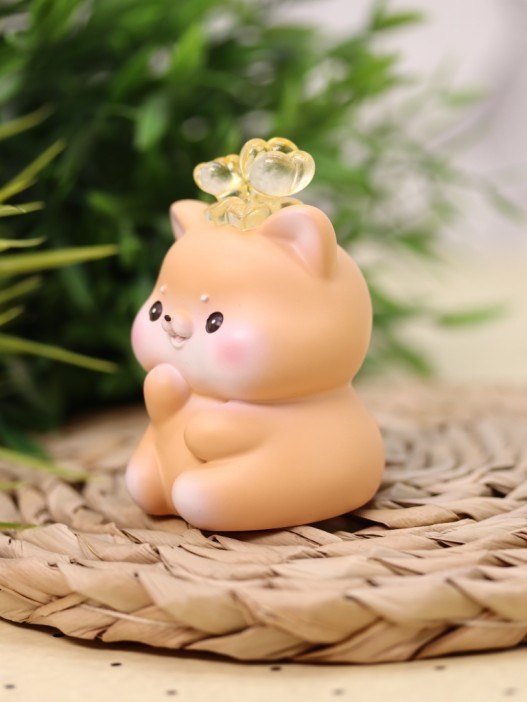 Ночник «Cute corgi» (8,5 см), пластик 