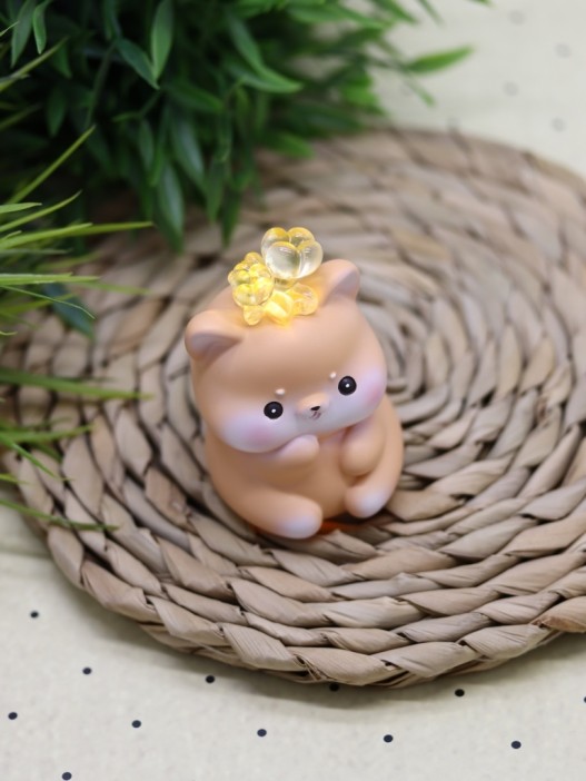 Ночник «Cute corgi» (8,5 см), пластик 