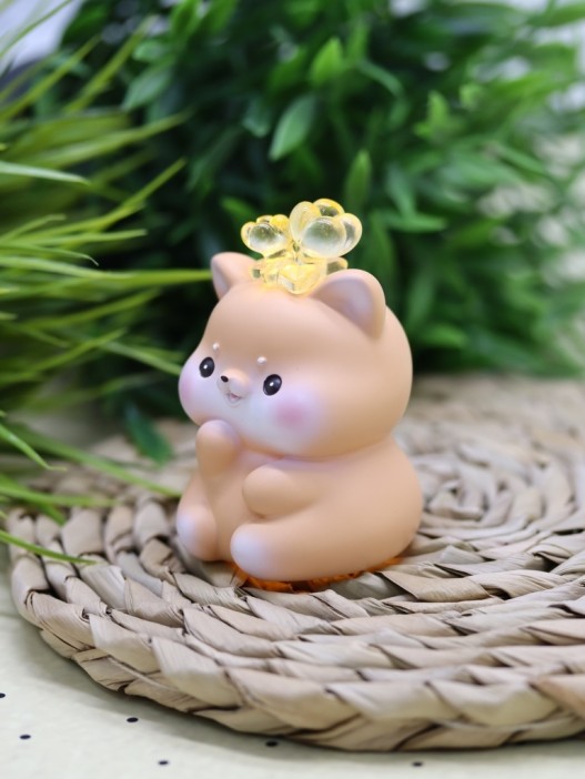 Ночник «Cute corgi» (8,5 см), пластик 