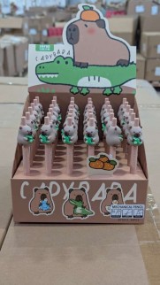 Автоматический карандаш &quot;Cute capybara&quot;, mix, шоу-бокс 36 шт.