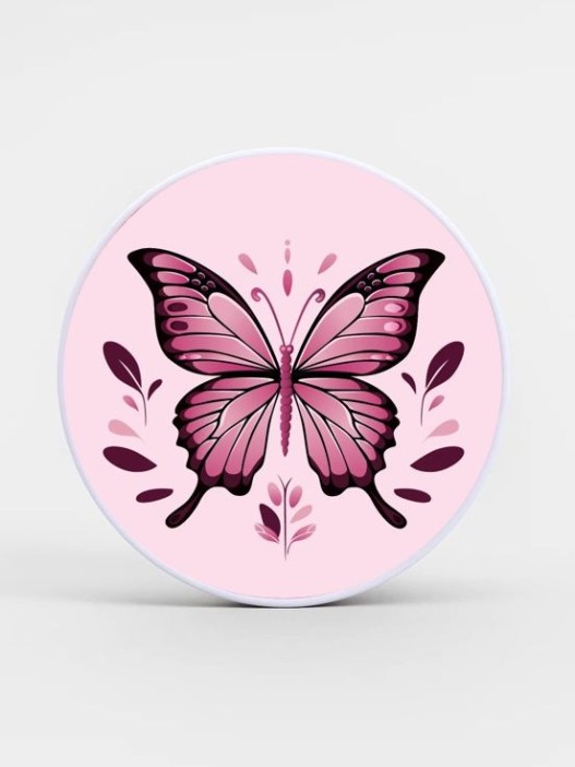 Попсокет iLikeGift «Butterfly», pink 