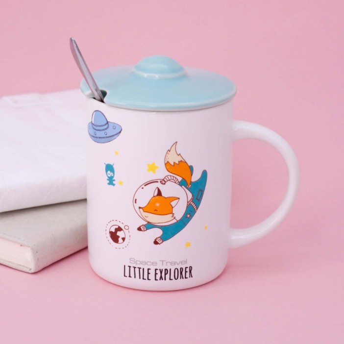 Кружка "UFO fox", green (450ml) 