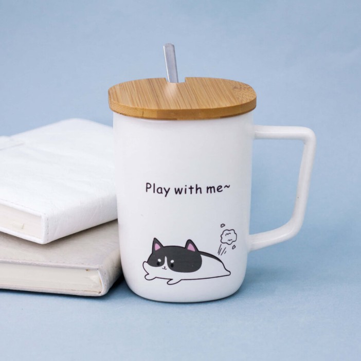 Кружка "Husky play", black (03) (360ml) 