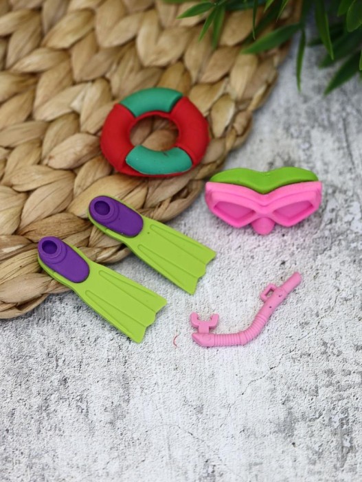 Ластики &quot;Sea&quot;, шоу-бокс 12 шт. 