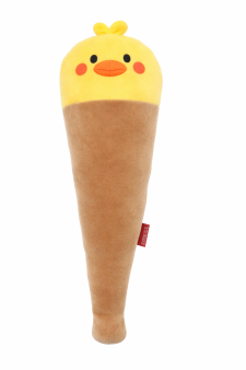 Мягкая игрушка-массажный молоток "Chick ice cream", yellow (10*35см)
