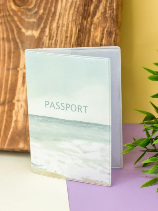 ОБЛОЖКА ДЛЯ ПАСПОРТА &quot;Sea breeze&quot;, плотность 600 мкм 