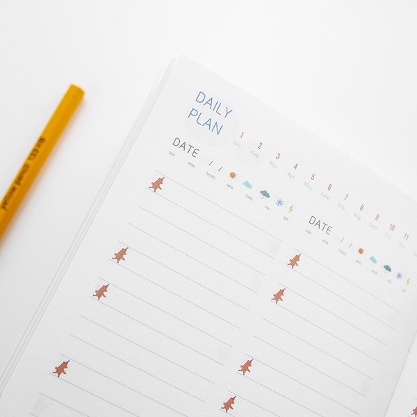 P702 ПЛАННЕР "LIFE 365" иллюстрированный (светло-зелёный) 