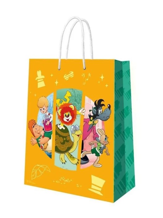 Пакет подарочный Союзмультфильм "Доставка тортиков", 335*406*155 мм 