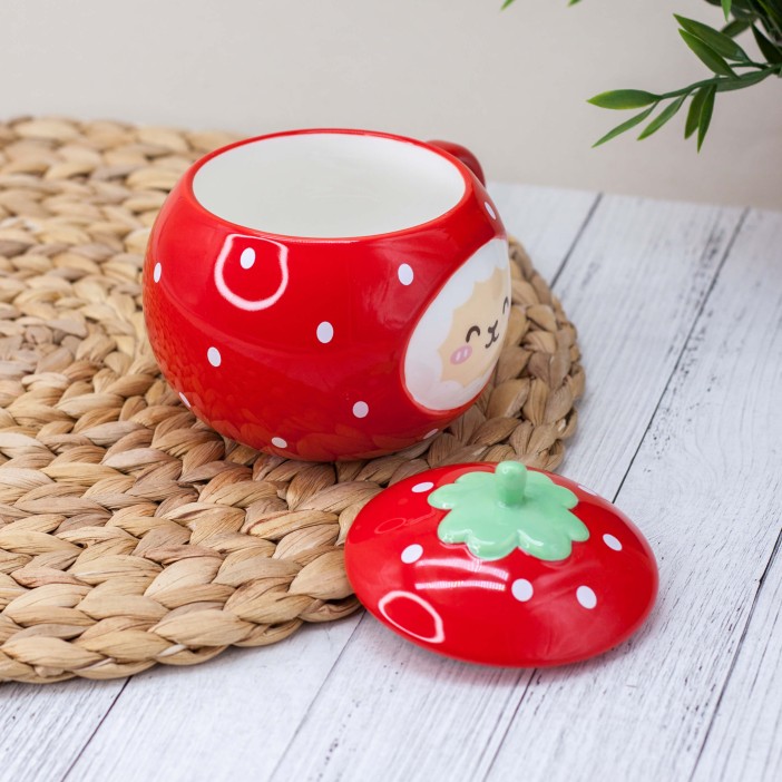 Кружка "Strawberry lama", red (430 ml) 