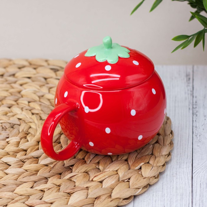 Кружка "Strawberry lama", red (430 ml) 