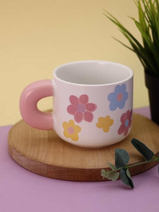Кружка «Flower power», pink (450 ml) 