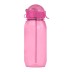 Бутылка "Classic" с трубочкой, pink (400 ml) 