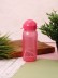 Бутылка "Classic" с трубочкой, pink (400 ml)