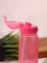Бутылка "Classic" с трубочкой, pink (400 ml)