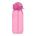 Бутылка "Classic" с трубочкой, pink (400 ml)
