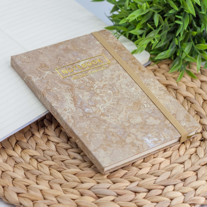 Блокнот (A5) "Record your life" gold (14.5*21) 