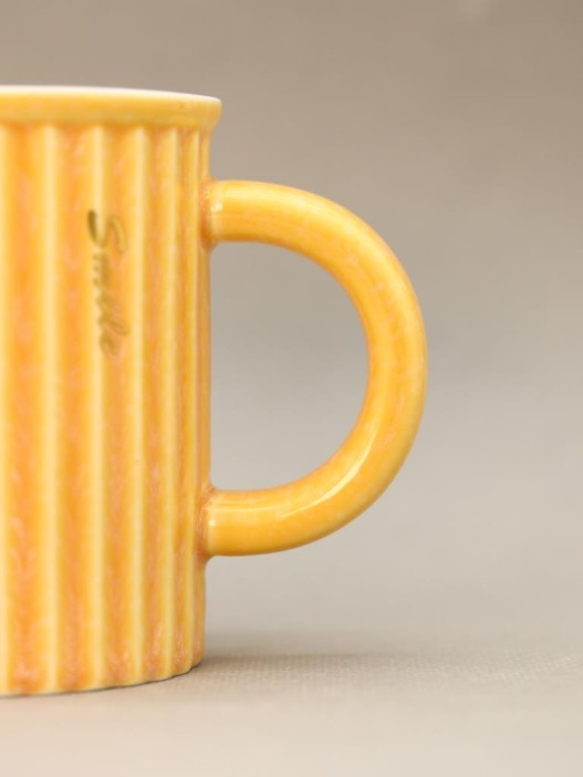 Кружка «Luck will smile today», yellow (350 ml) 