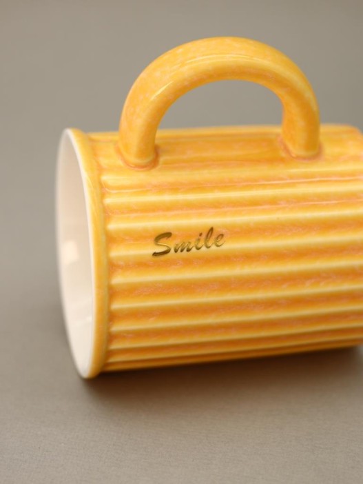 Кружка «Luck will smile today», yellow (350 ml) 