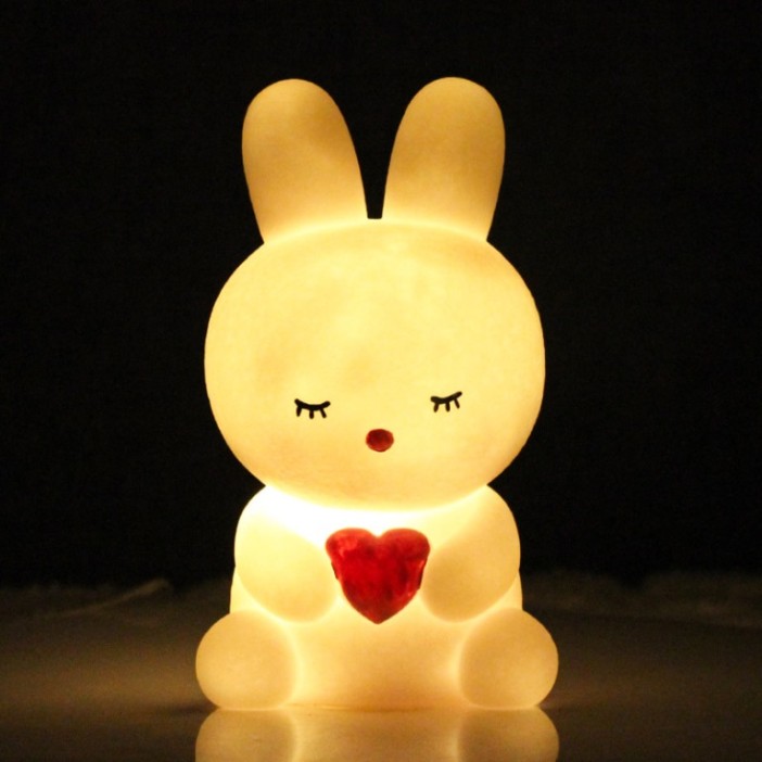 Ночник iLikeGift &quot;Bunny heart&quot;, white (12*6.5 см) 