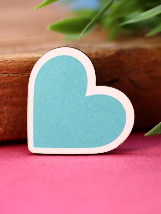 Значок ECO из дерева TIFFANY HEART 