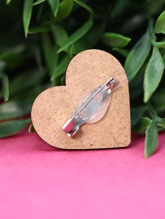 Значок ECO из дерева TIFFANY HEART 