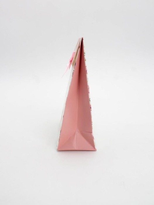 Пакет подарочный (XS) &quot;Many flowers&quot;, orange  (12x6x16) 