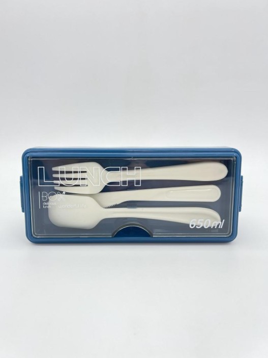 Ланчбокс &quot;Bright lunch&quot;, blue (650 мл) 