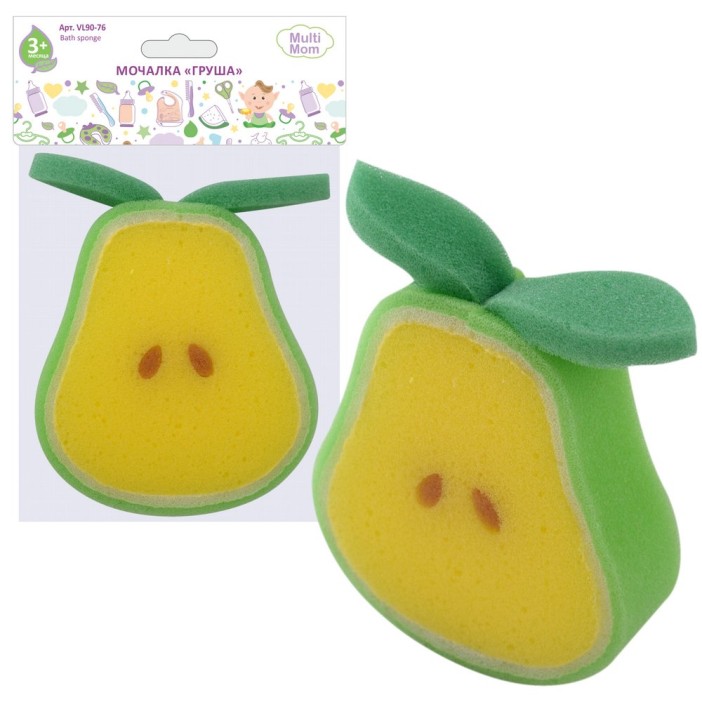 Мочалка &quot;Груша&quot; (12х10х3 см) 