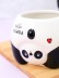 Кружка керамическая с ложкой «Funny panda», black (450 мл) 