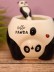 Кружка керамическая с ложкой «Funny panda», black (450 мл) 
