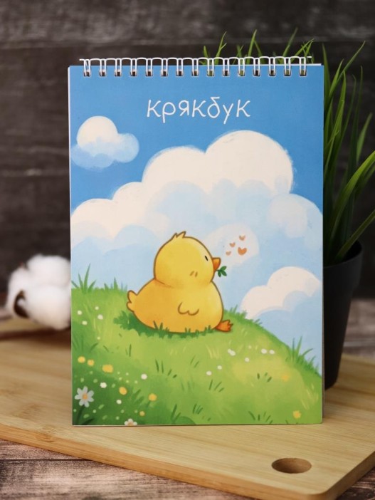 Блокнот для зарисовок "Уточка и небо", 14х20 см, плотность 100 гр 