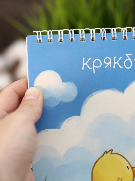 Блокнот для зарисовок "Уточка и небо", 14х20 см, плотность 100 гр 