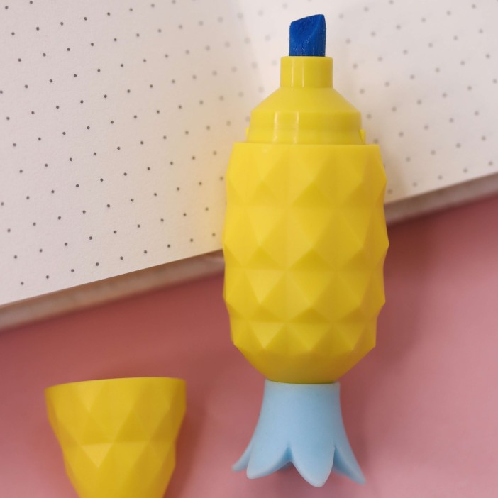 Маркер текстовыделитель "A pineapple", mix, шоу-бокс 36 шт.