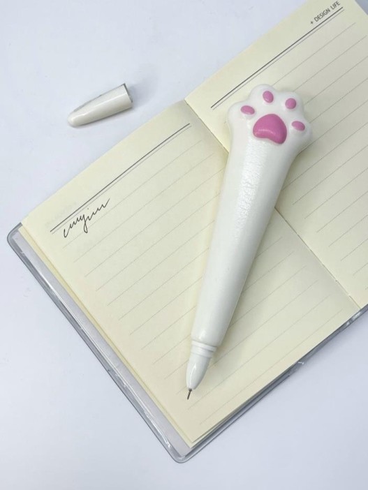 Ручка-сквиш "Soft paw", white 