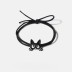 Резинка для волос GIRLY "Котик", черная