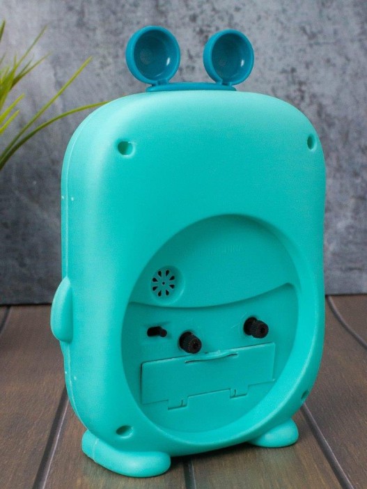 Часы-будильник «Rainbow dinosaur», blue (14,5х12 см) 