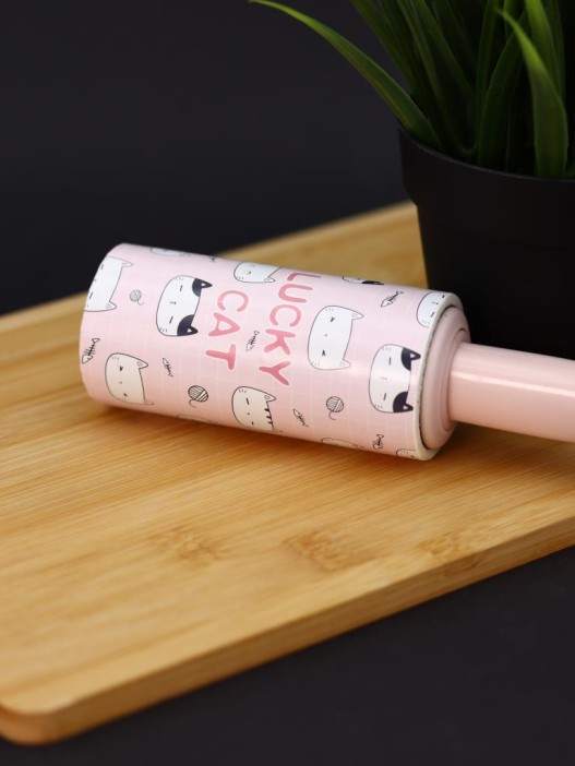 Ролик для чистки одежды &quot;Pink paw of a cute cat&quot;, 10 см*60 листов 