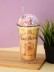 Тамблер iLikeGift "Капибара с мандарином", жёлтый (450мл)