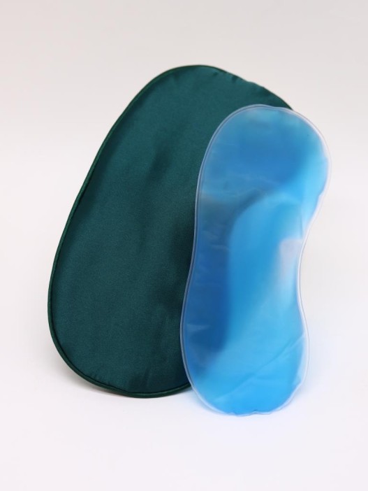 Маска для сна гелевая &quot;Silk dreams&quot;, green 