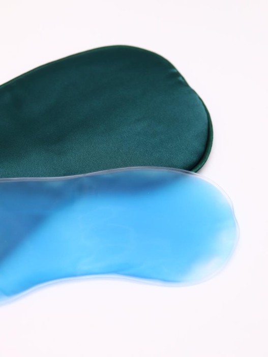 Маска для сна гелевая &quot;Silk dreams&quot;, green 