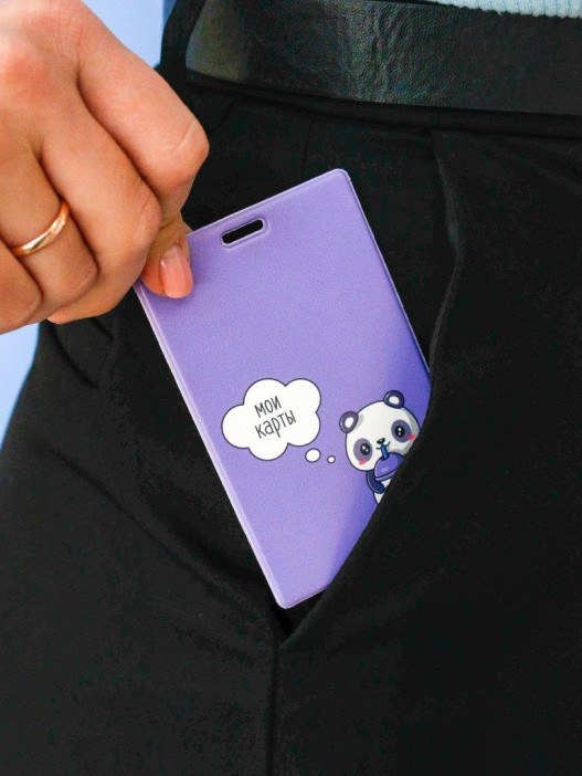 Держатель для карт «Sweet panda» (6,5 х 10,4 см) 