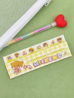 Стикеры закладки &quot;Weekend&quot;, yellow