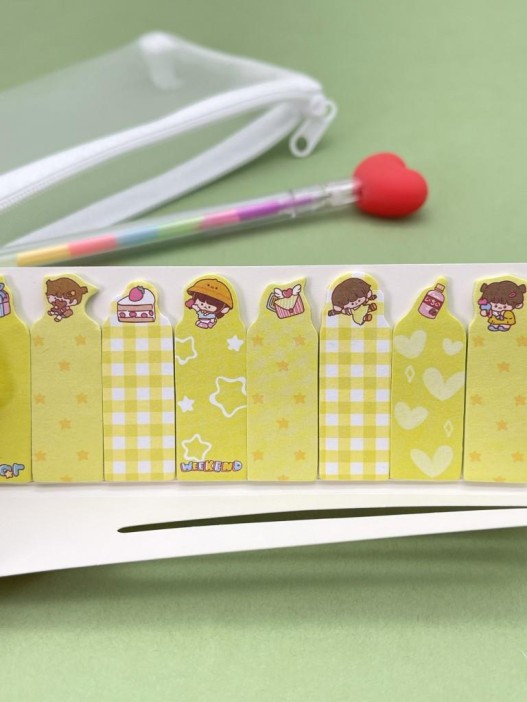 Стикеры закладки &quot;Weekend&quot;, yellow 