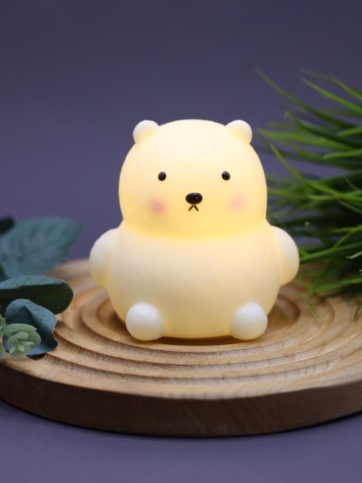 Ночник &quot;Bear plaid bow&quot;, yellow 