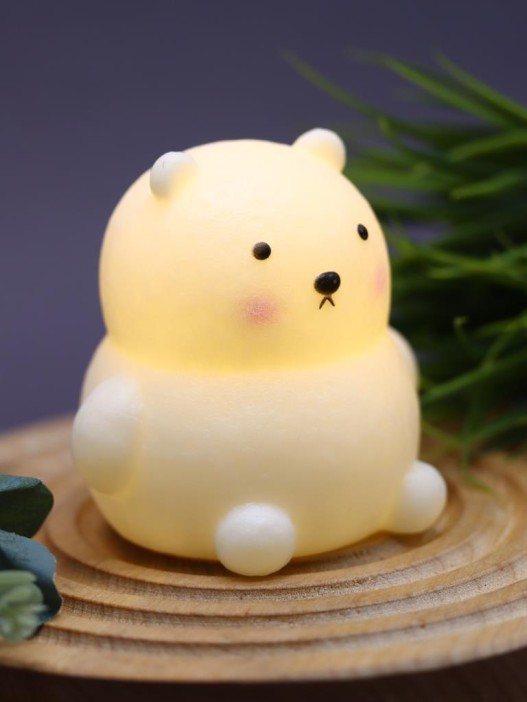 Ночник &quot;Bear plaid bow&quot;, yellow 