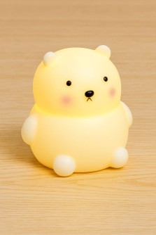 Ночник "Bear plaid bow", yellow