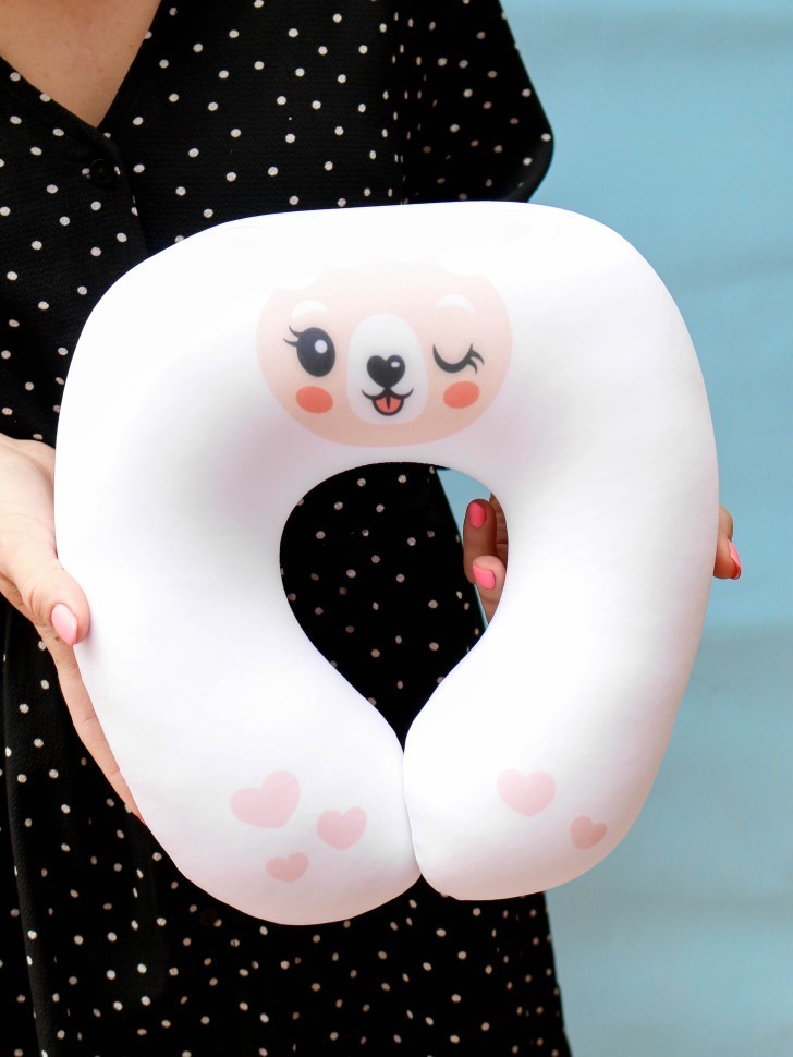 Игрушка- Подушка для шеи Hugme toys "Овечка"