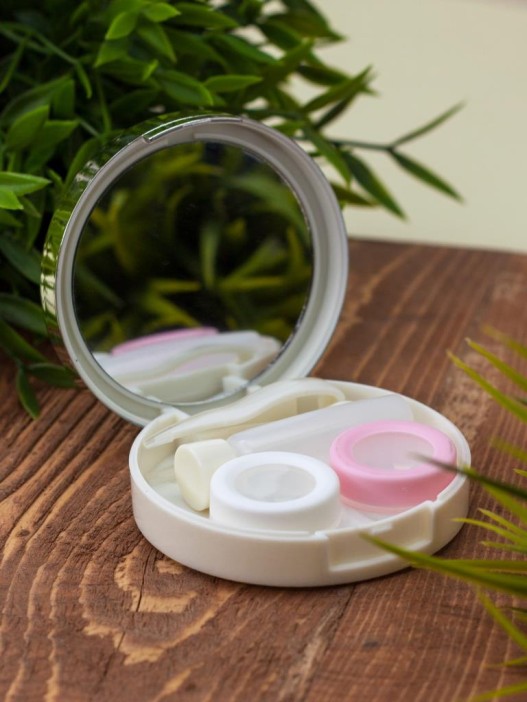 Контейнер для линз &quot;Gloss&quot;, gray 