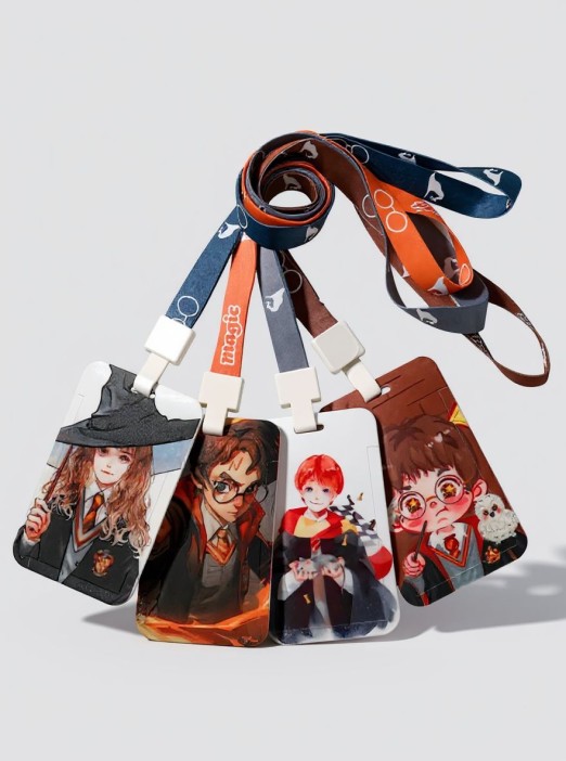 Бейдж пластиковый на шнурке "Школа магии", mix 